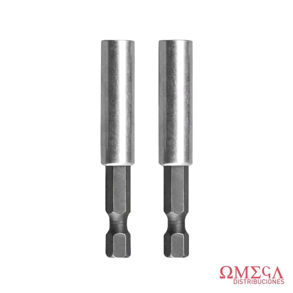 Set X2 sujetadores magneticos 60mm Ingco 70157