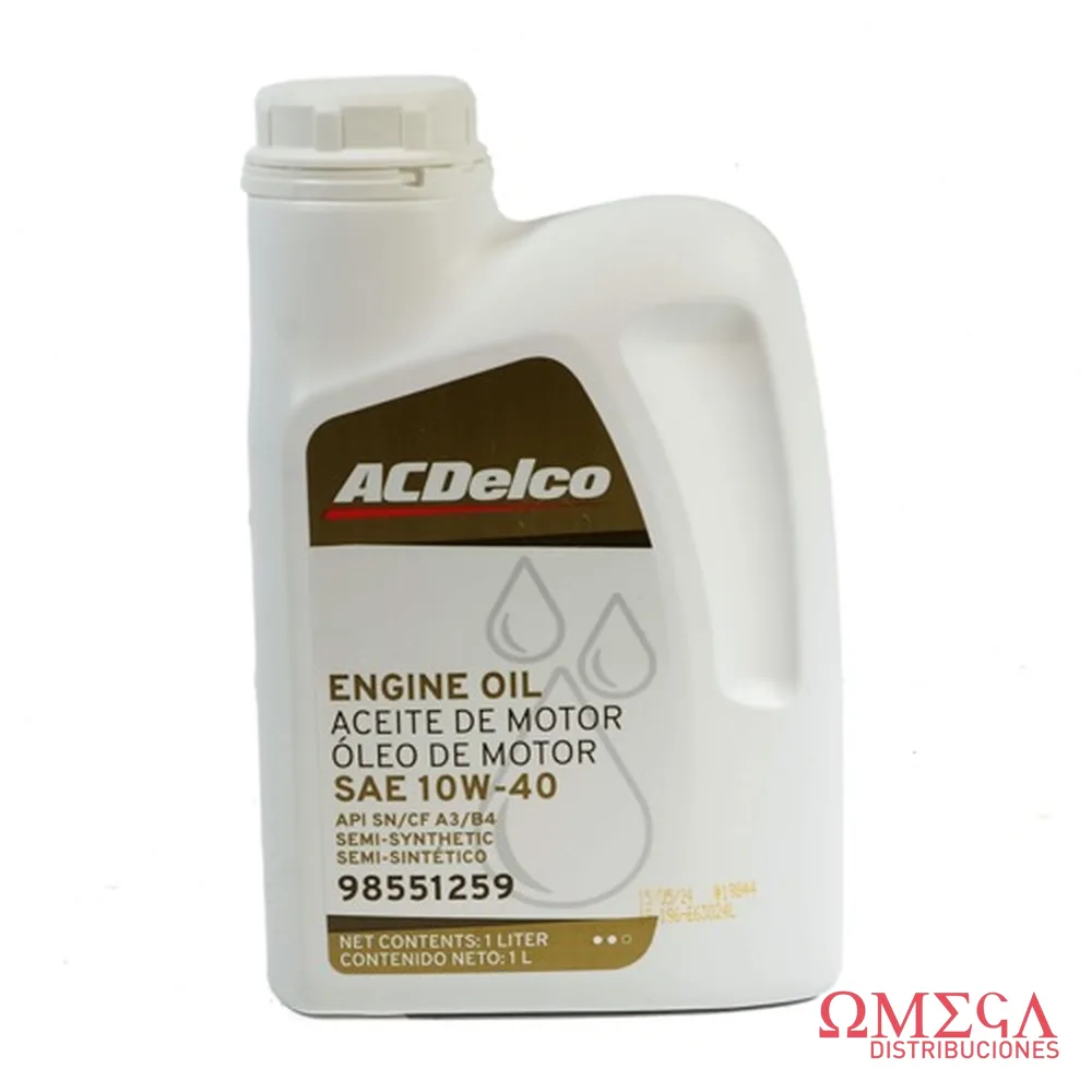 Aceite de motor Acdelco 98551259