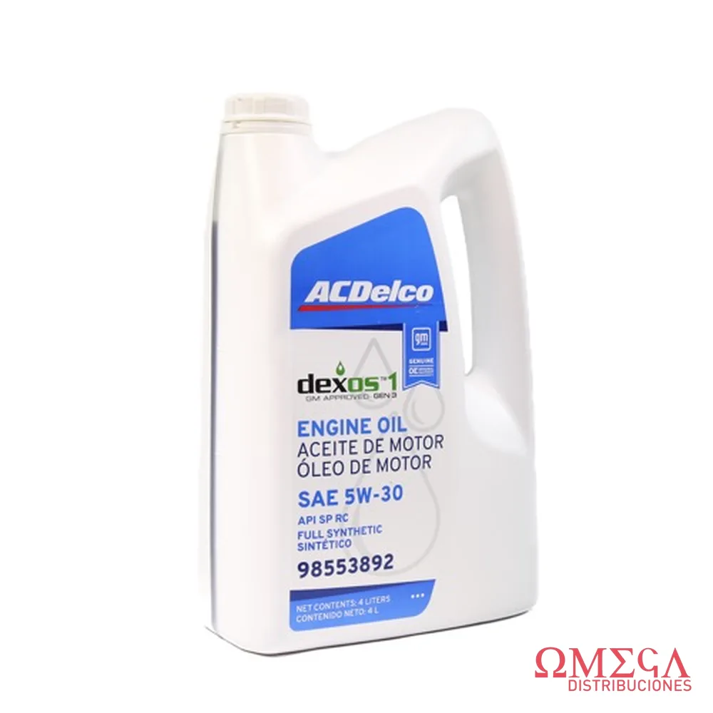 Aceite de motor Acdelco 98553892