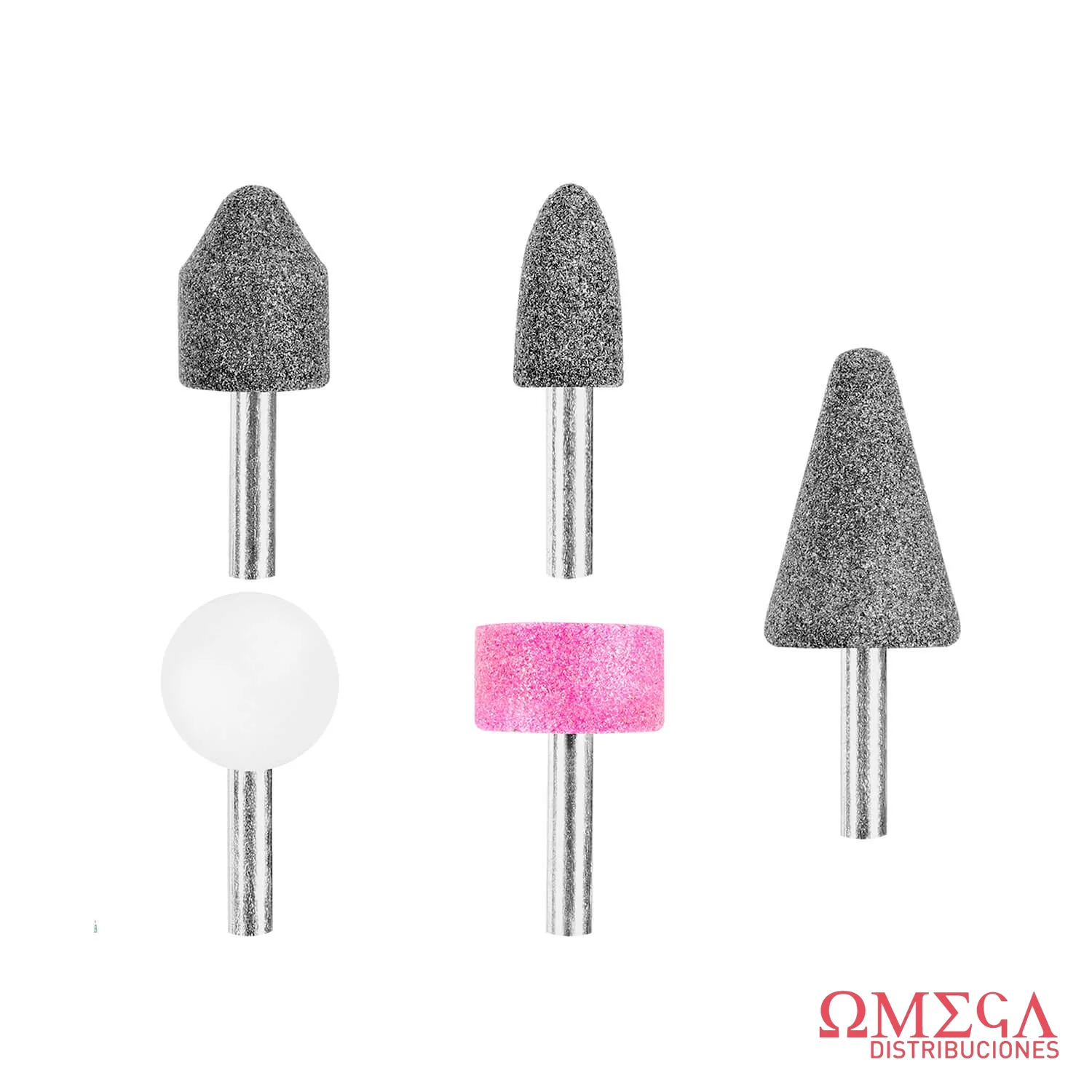 Set X5 puntas montadas surtido para amoladora recta Ingco 700667