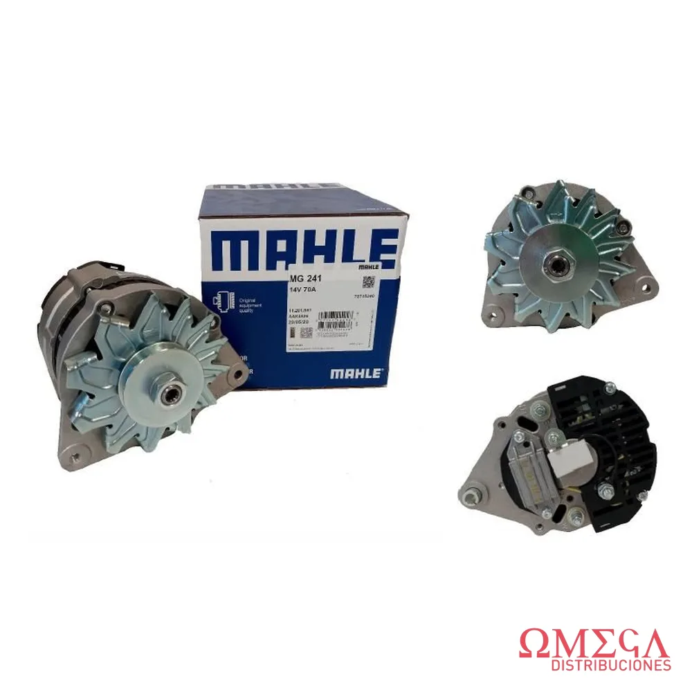 Alternador Mahle — Ford 14V-70A Fiesta 1.4-1.6 MG241