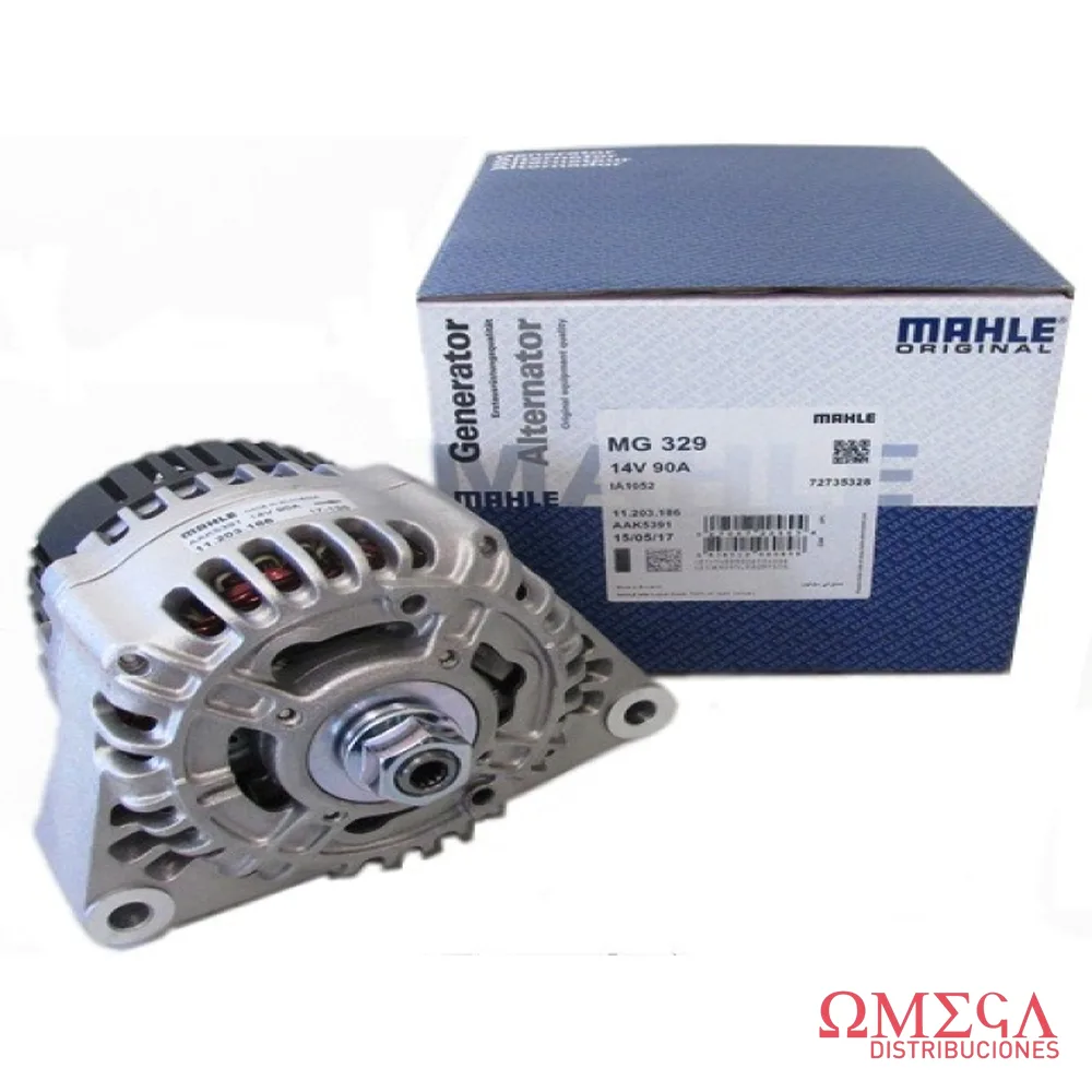 Alternador Mahle — John Deere 14V-90A 1850 MG329