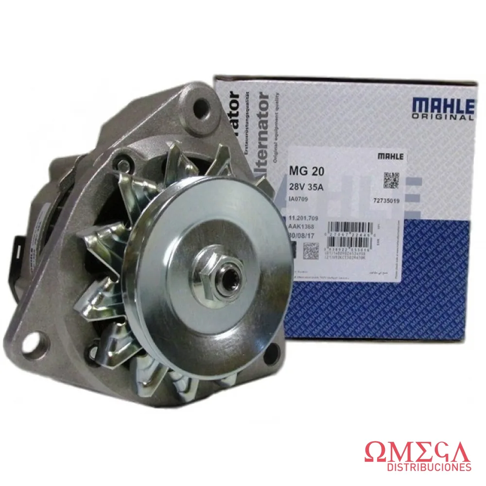 Alternador Mahle — Mercedes-Benz 28V-35A L1620 MG20