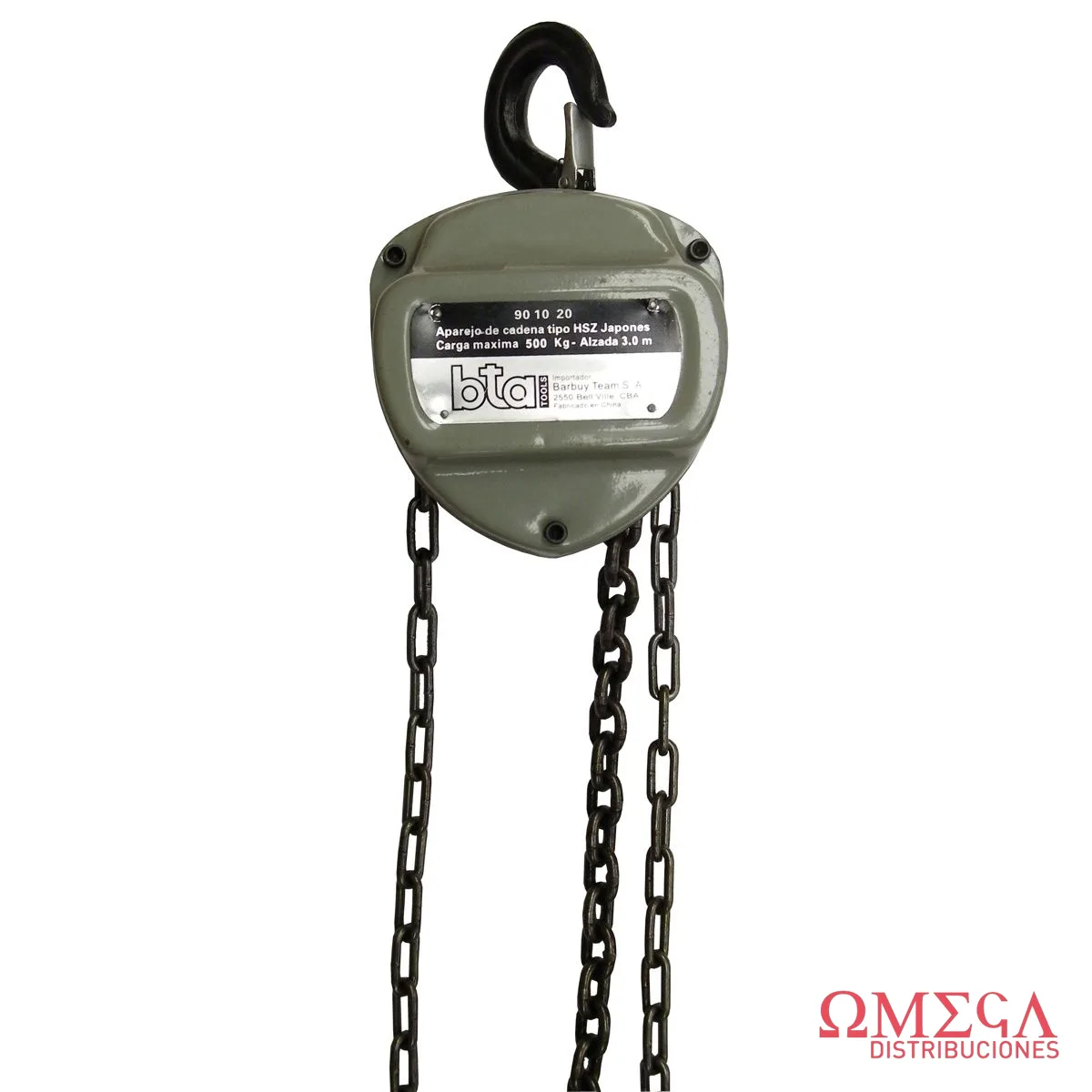 APAREJO MANUAL A CADENA 5 Tn - 6 m. 901048