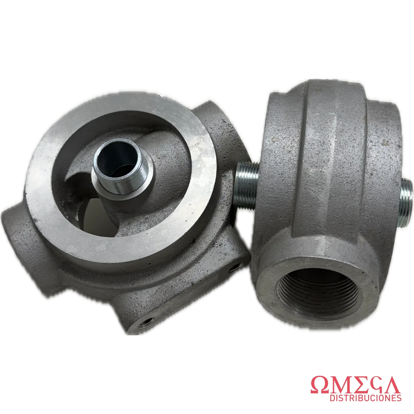 Base porta filtro doble 1 1/2" NPT 6518