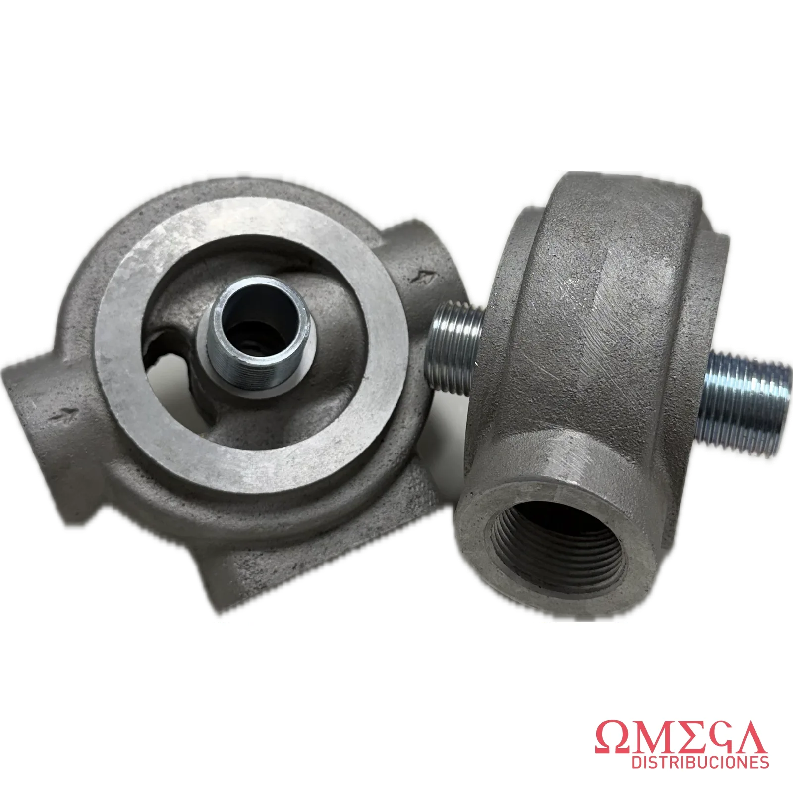 Base porta filtro doble 1" NPT 6516