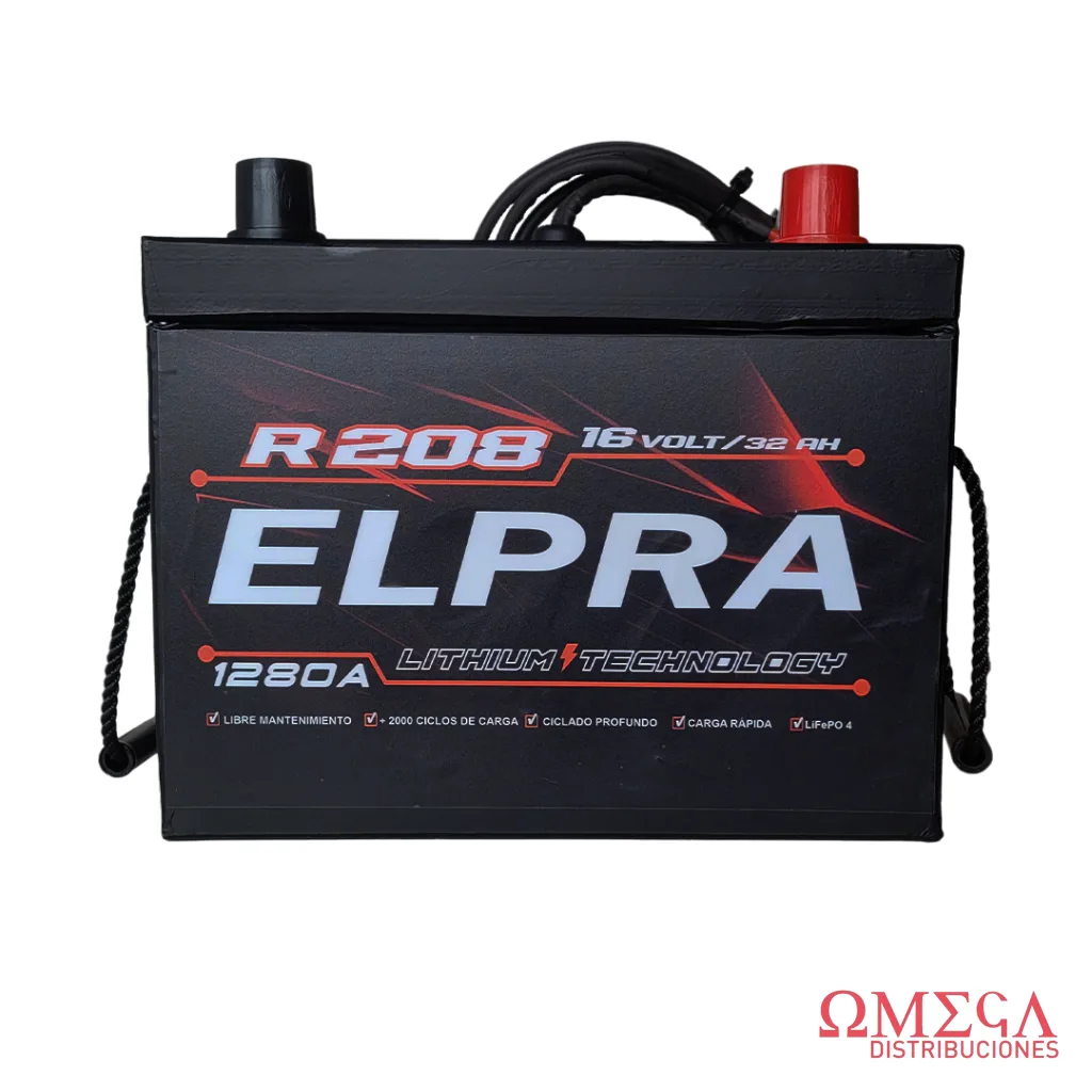 Batería de litio Elpra Competición 16V R208 08LI0010