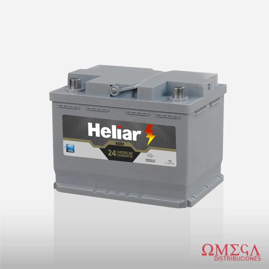 Batería Heliar EFB start-stop HFB60HD 12V HFB60HD