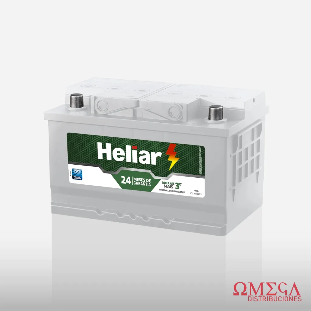 Batería Heliar F70ND 12X75 F70ND