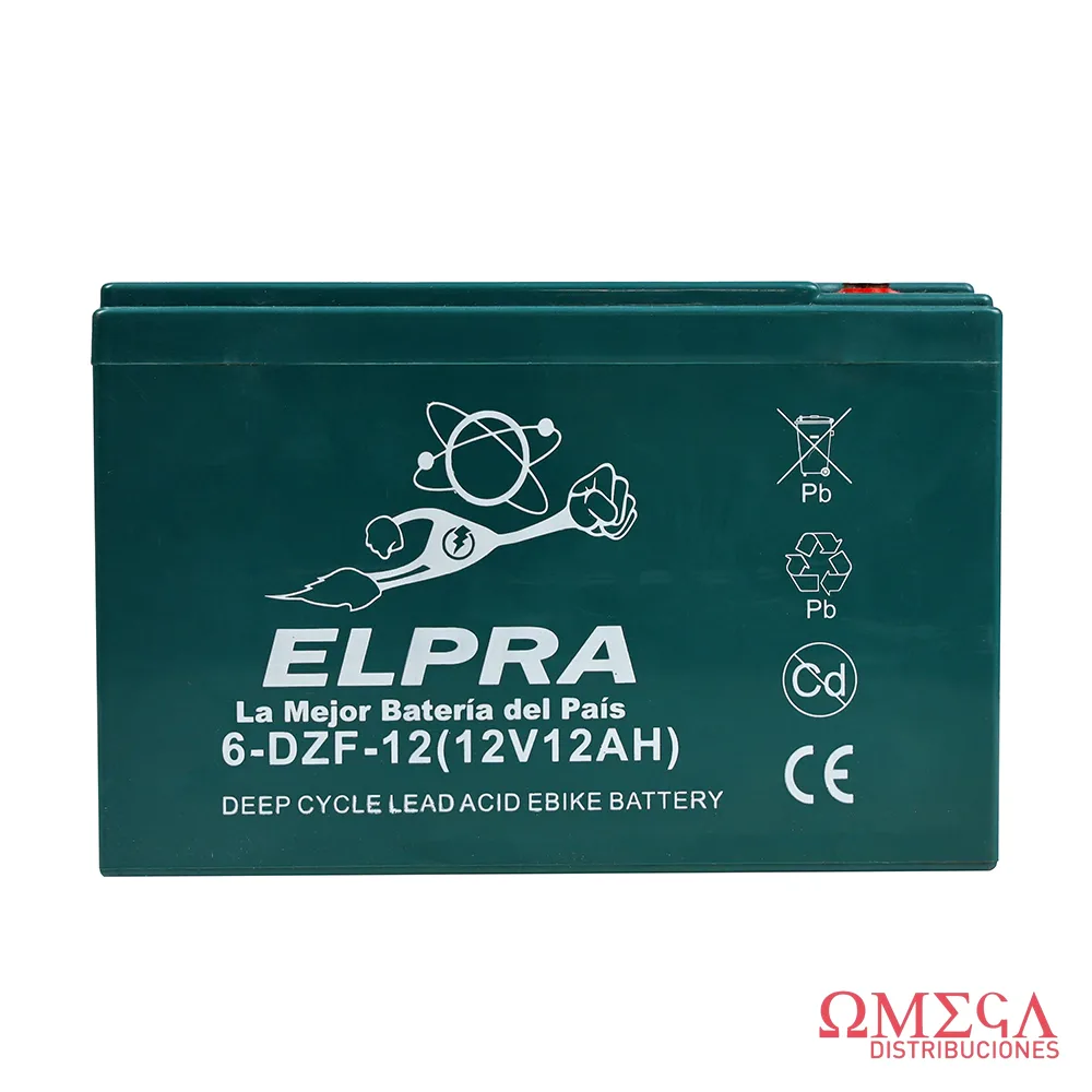 Batería VRLA Elpra 12V 12AH E-BIKE 08I0021