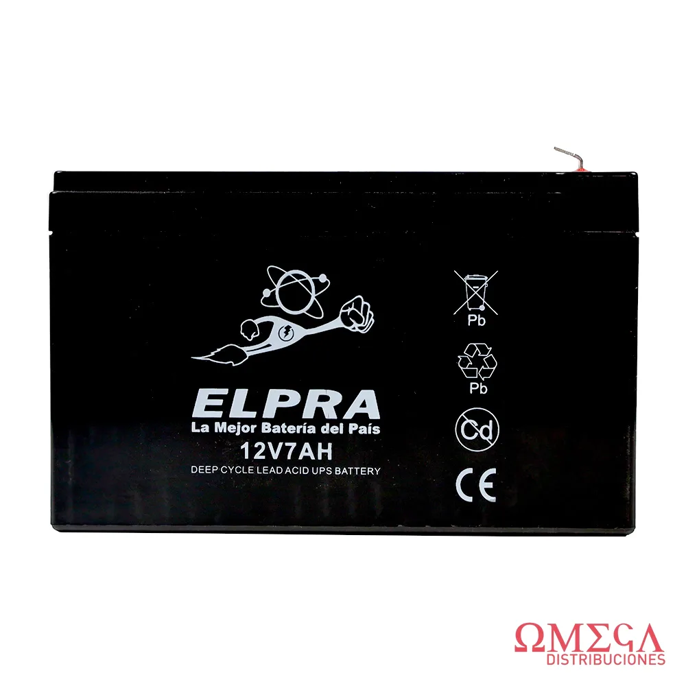 Batería VRLA Elpra 12V 7 AH 08I0018