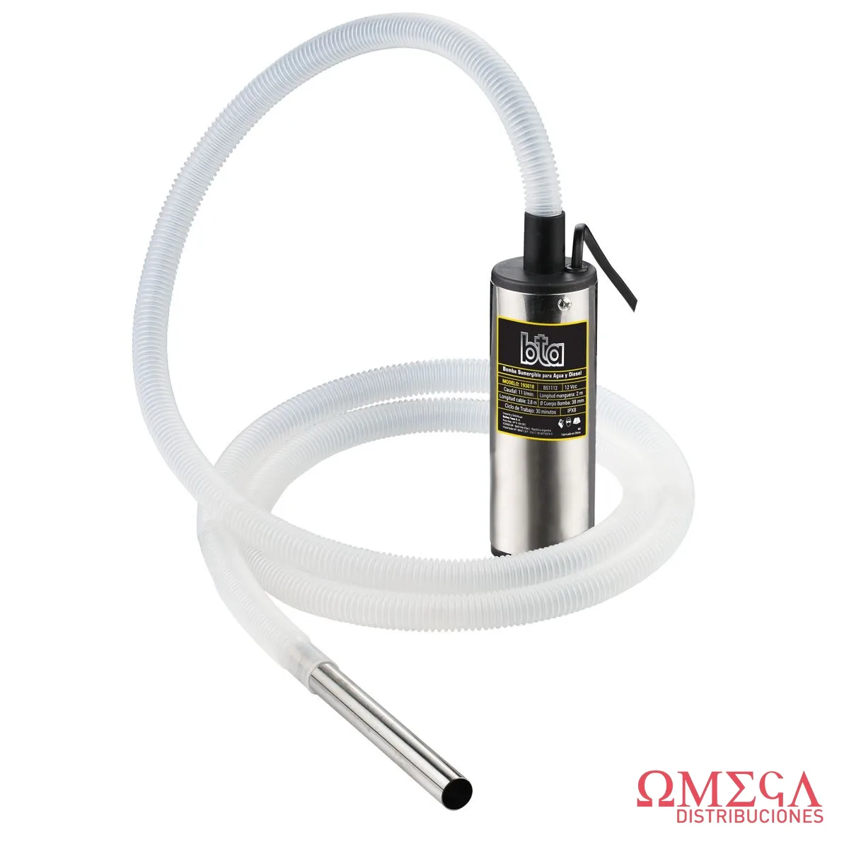 Bomba sumergible agua/diésel 12V BTA 193018