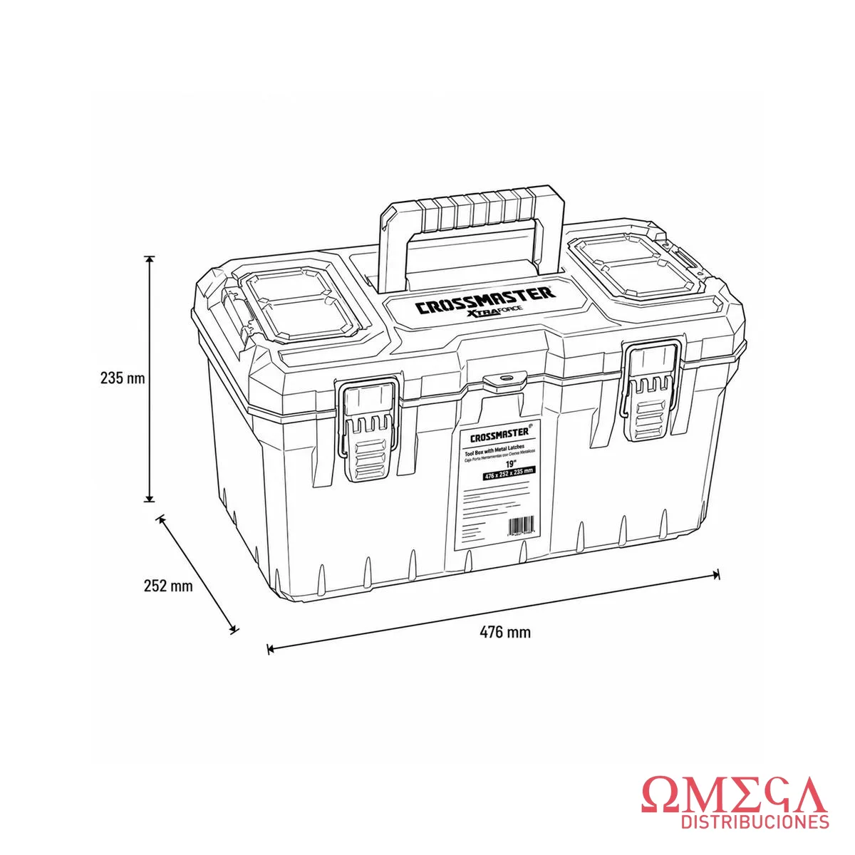 Caja de herramientas Crossmaster 9930983 9930983