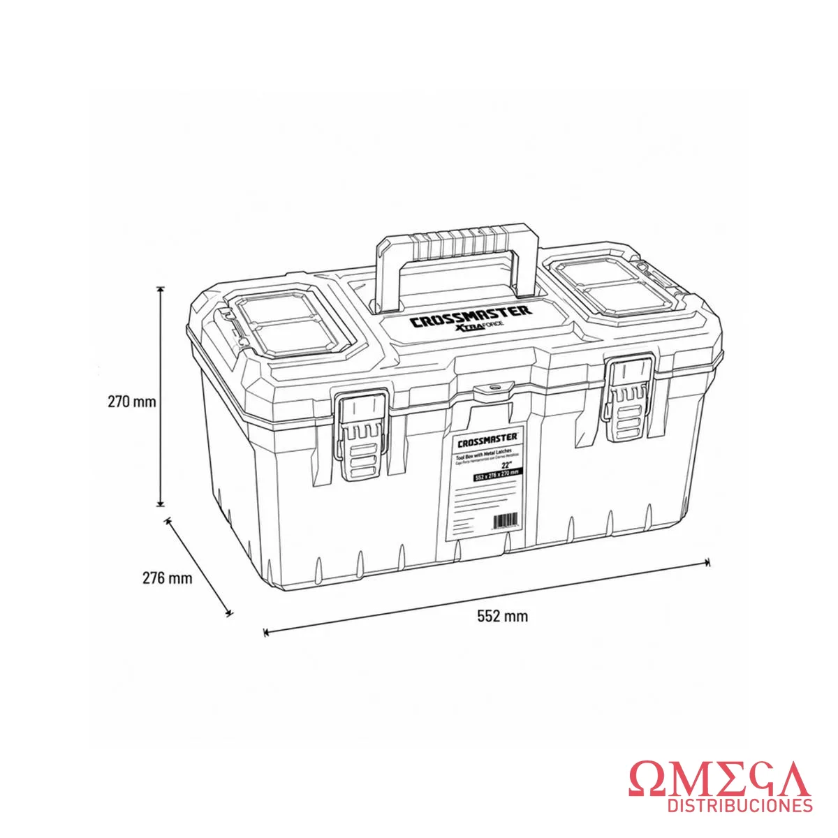 Caja de herramientas Crossmaster 9930985 9930985