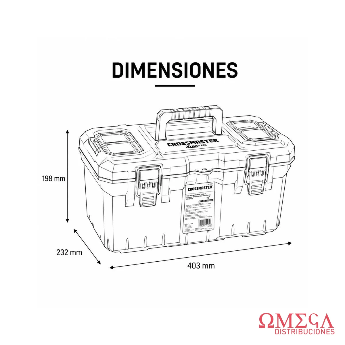 Caja de herramientas Crossmaster 9930981 9930981