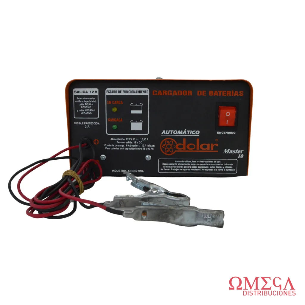 Cargador de baterías automático Master 10 12V 10A 15CA024