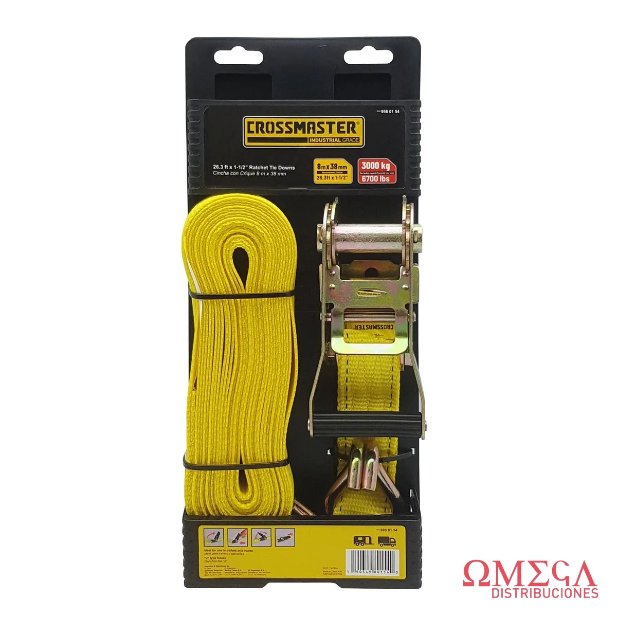 CINCHA AMARRE C/CRIQUE 3000Kg-8m 9980154