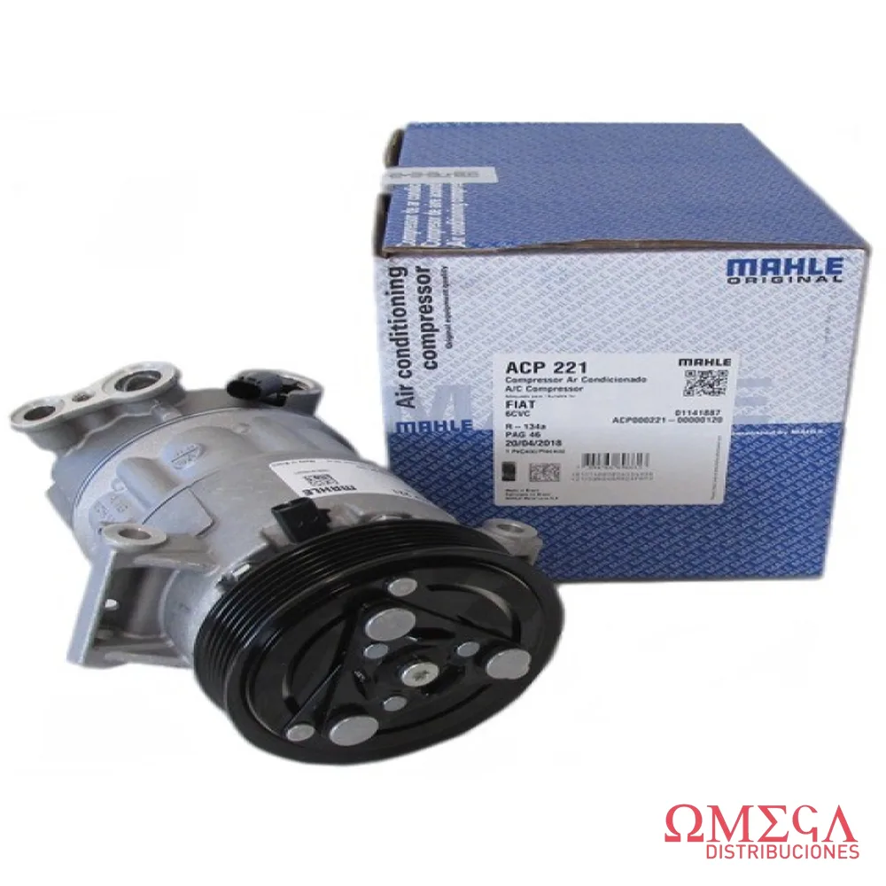 Compresor de aire acondicionado Mahle — Fiat Toro 2.0 16V JTD ACP221