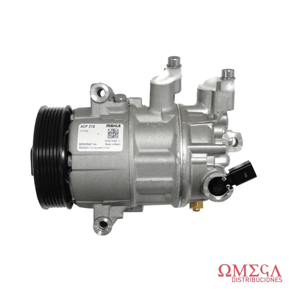 Compresor de aire acondicionado Mahle — Volkswagen Novo Polo/Virtus/Golf ACP218