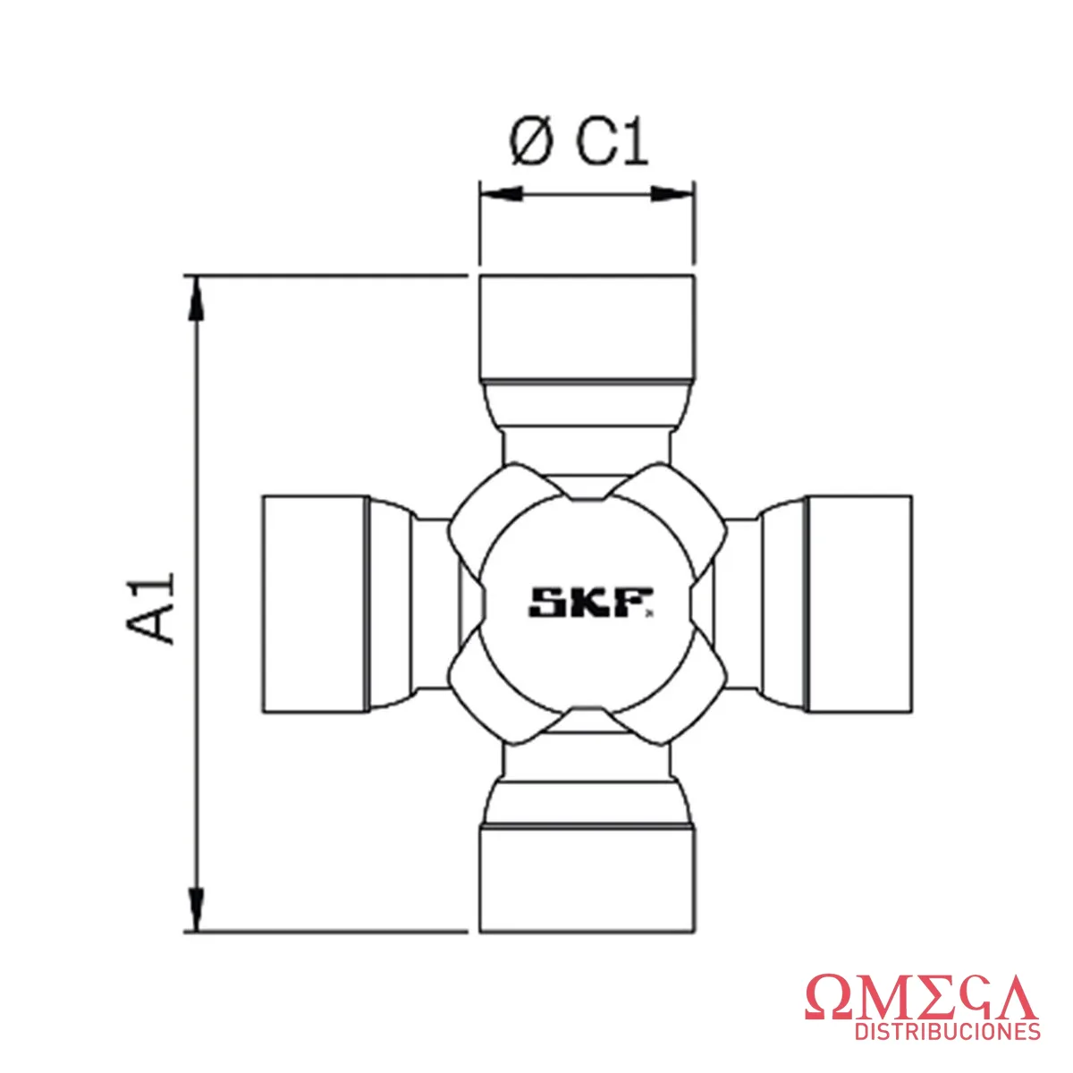 Cruceta SKF VKUA 4574 B