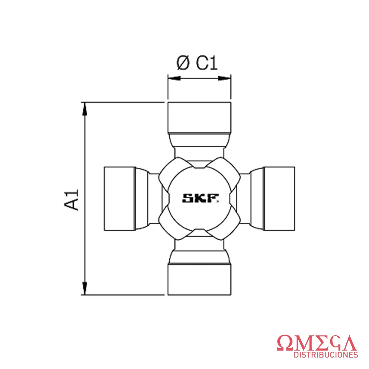 Cruceta SKF VKUA 4581 B
