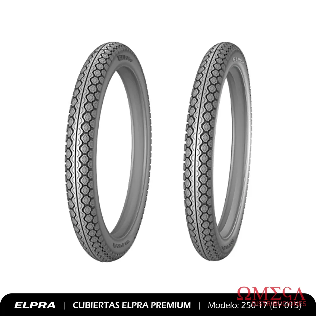 Cubierta de moto 2.50-17 6PR TT (EY-015) 18CU0006