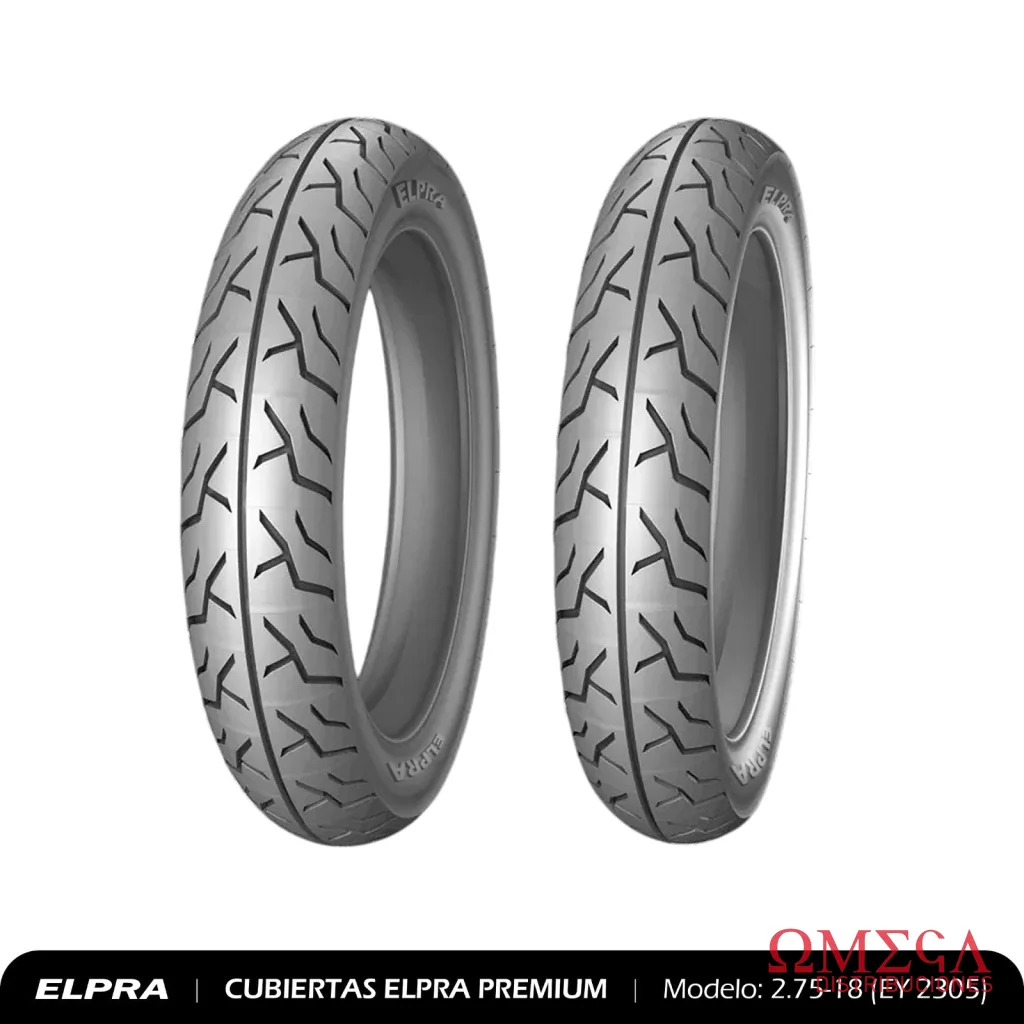 Cubierta de moto 2.75-18 6PR TT (EY-2305) 18CU0013