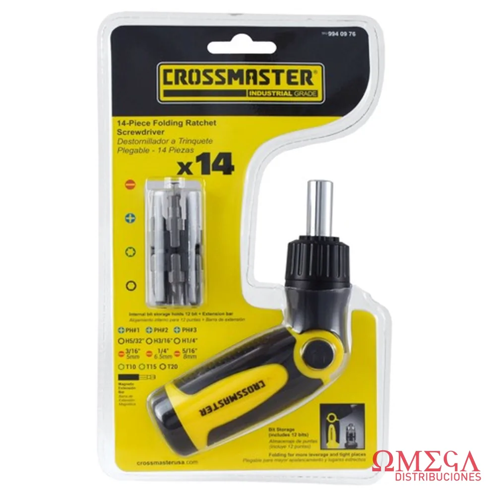 Destornillador a trinquete Crossmaster 9940976 9940976