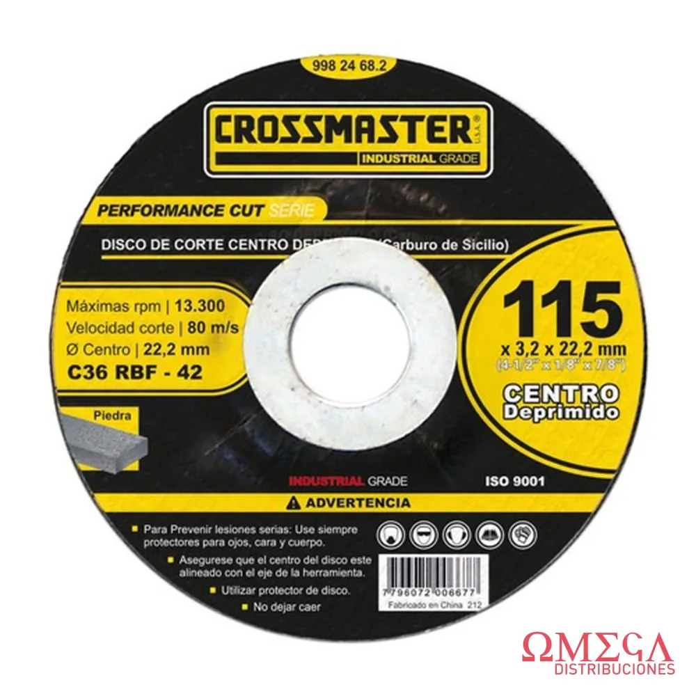 Disco de corte Crossmaster 9982468.2 9982468.2