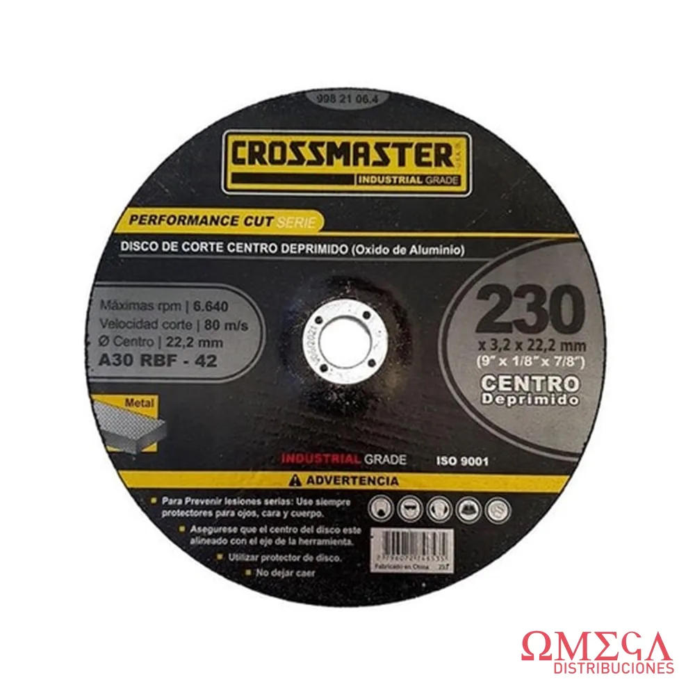 Disco de corte Crossmaster 9982106.4 9982106.4
