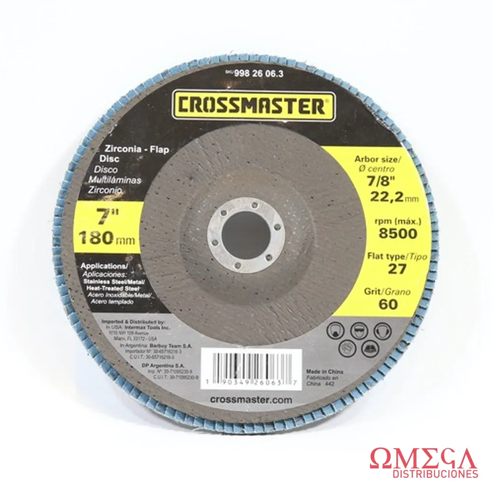 Disco de desbaste Crossmaster 9982606.3 9982606.3