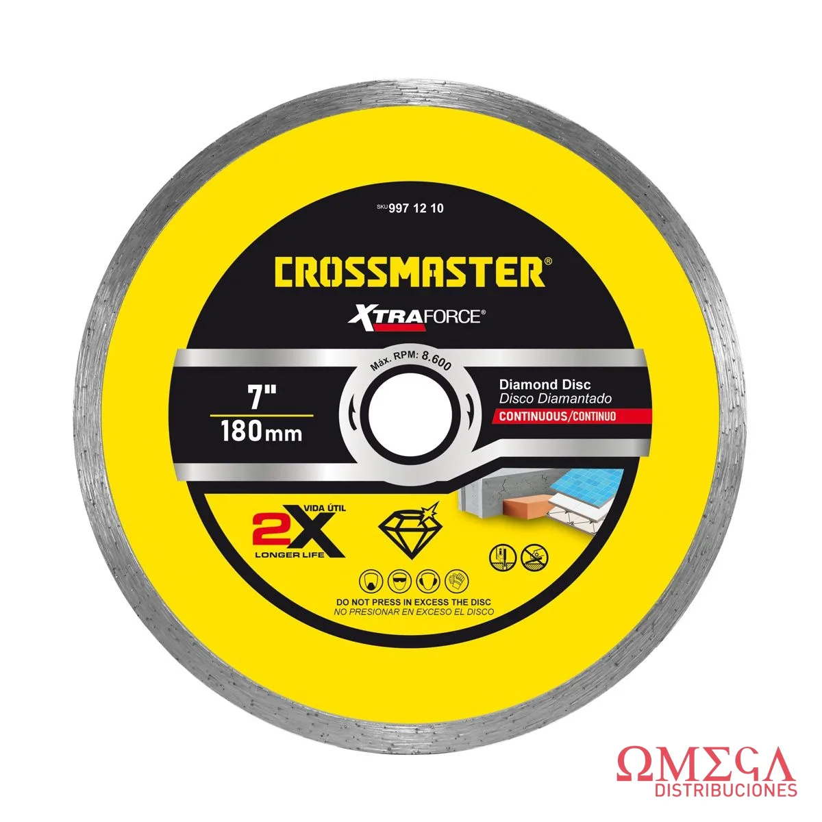 Disco diamant continuo 180mm cross Crossmaster 9971210