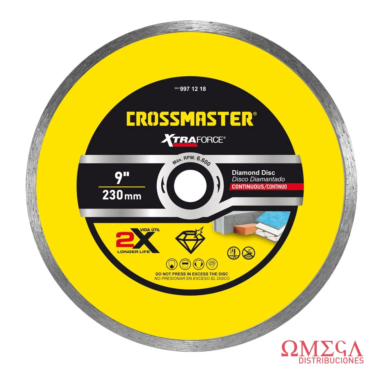 Disco diamant continuo 230mm cross Crossmaster 9971218