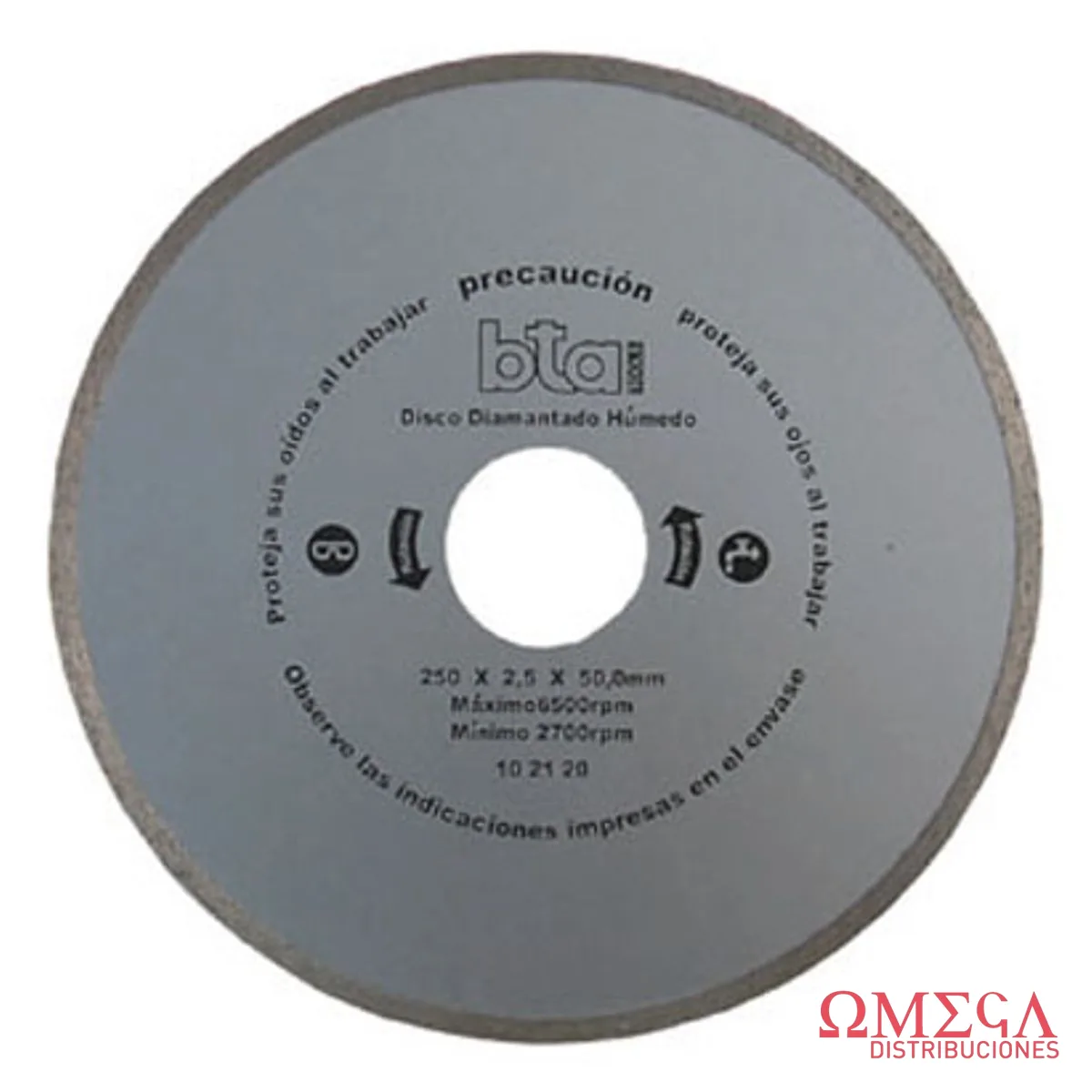 Disco diamant humedo 250X2.5X50.0 BTA 102120