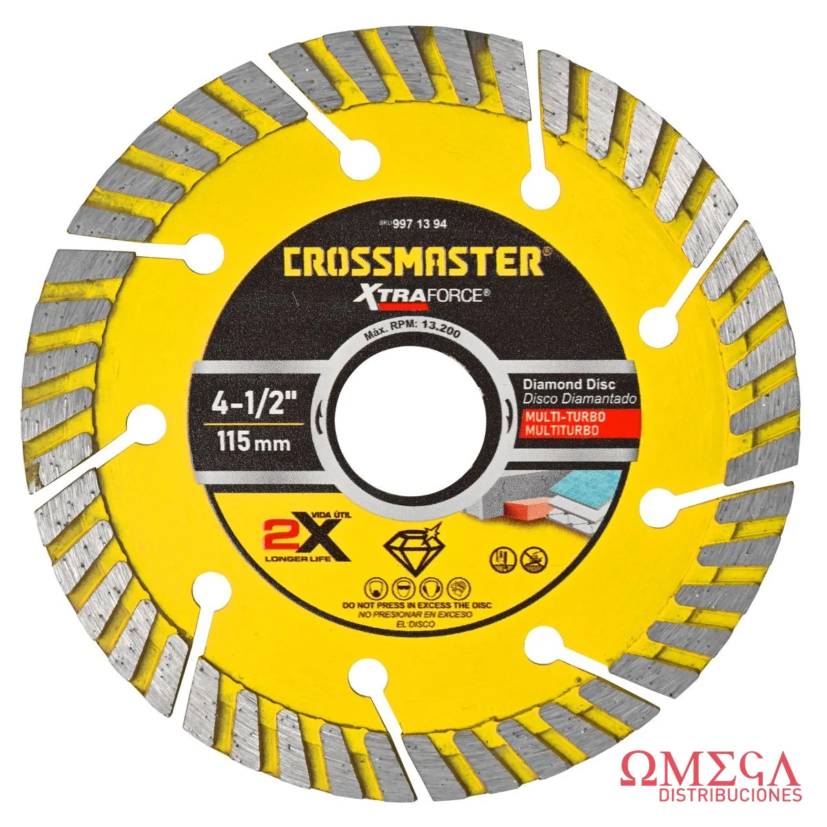 Disco diamant multiturbo 115mm cross Crossmaster 9971394
