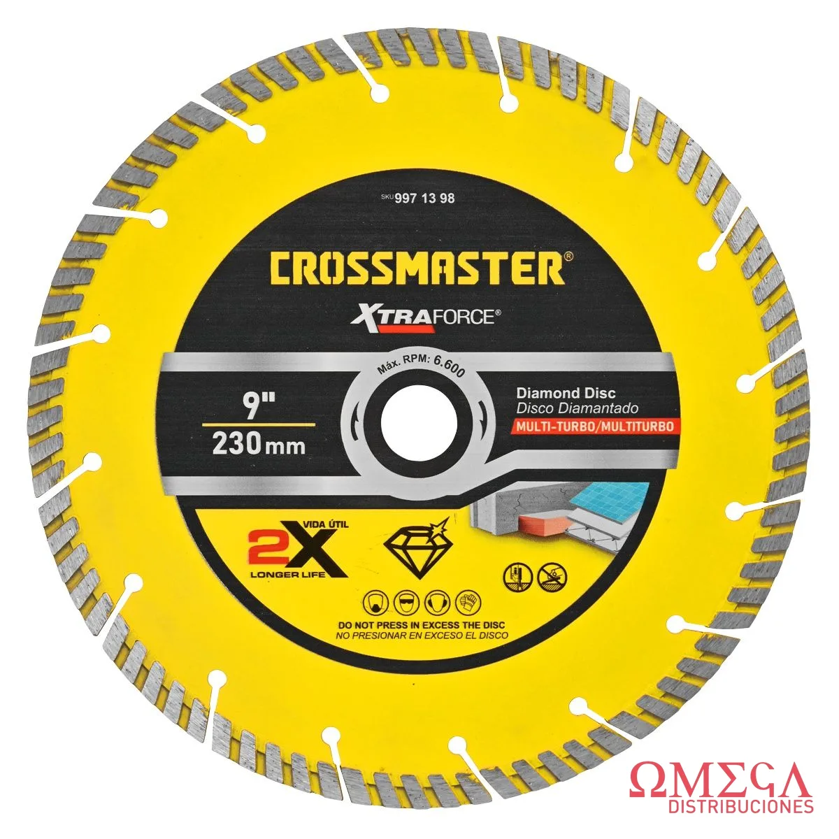Disco diamant multiturbo 230mm cross Crossmaster 9971398