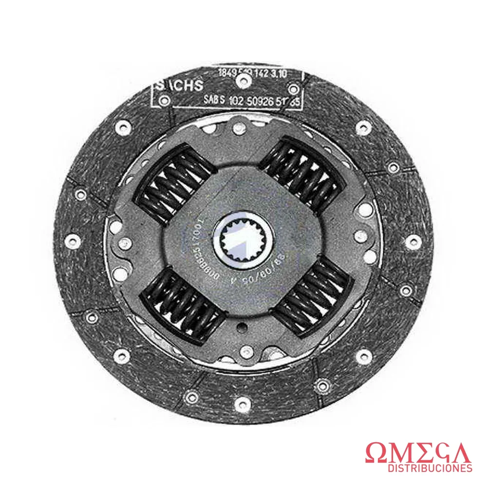 Disco de embrague Sachs — Scania 113/114/124/143 1878 007 858