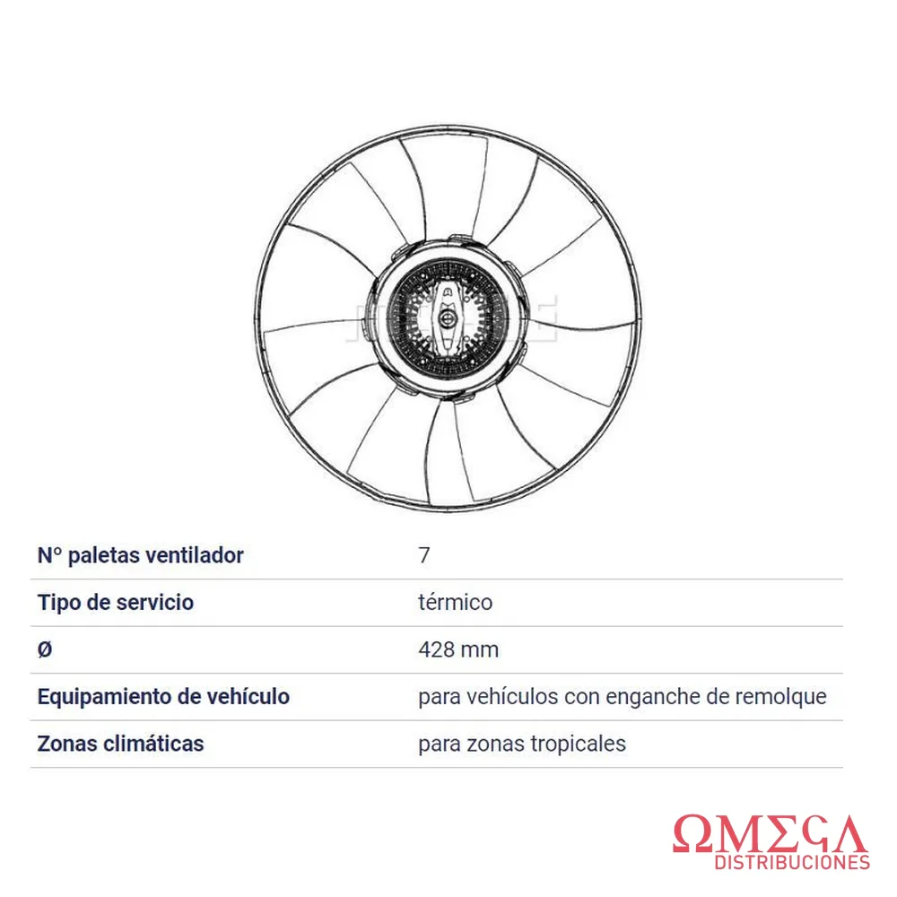 Embrague viscoso Mahle — Mercedes-Benz Sprinter CFF493