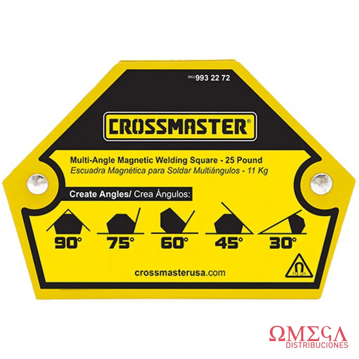 Escuadra magnetica multiangulo 11kg Crossmaster 9932272