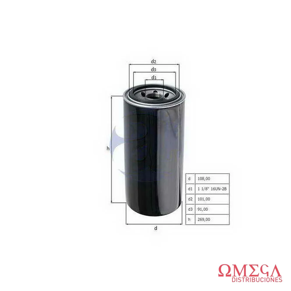 Filtro de aceite cat.2P4004 Mahle OC529