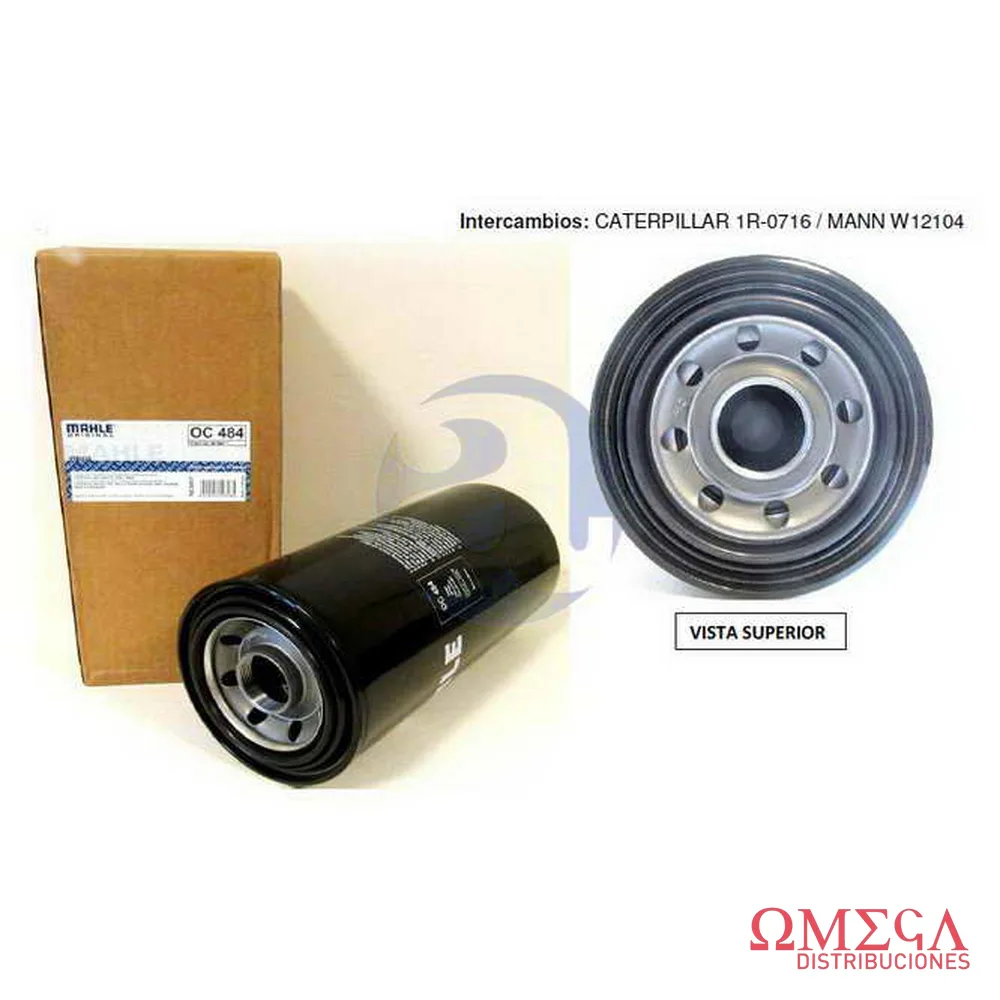 Filtro de aceite cat.3406-3404 Mahle OC484