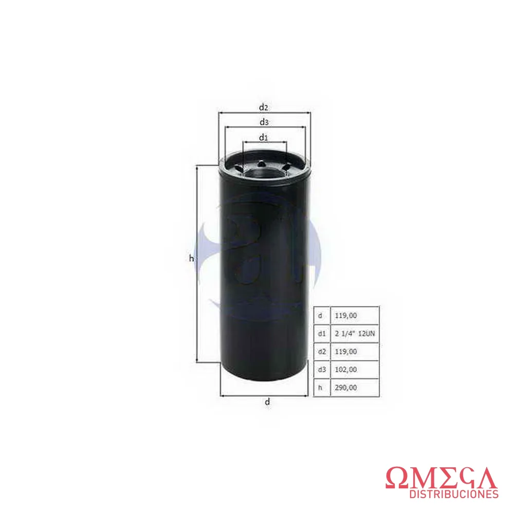 Filtro de aceite Mahle — Cummins C / Volkswagen OC304