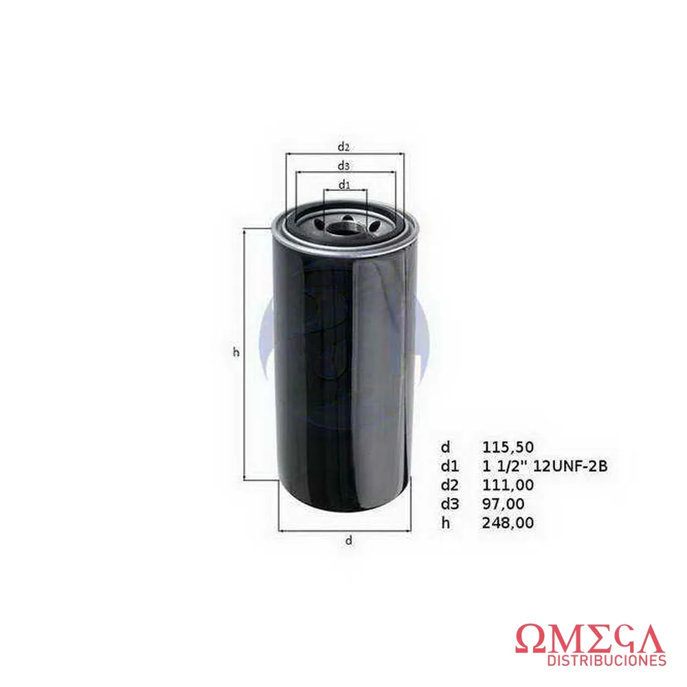 Filtro de aceite Mahle — Cummins LF670 OC531
