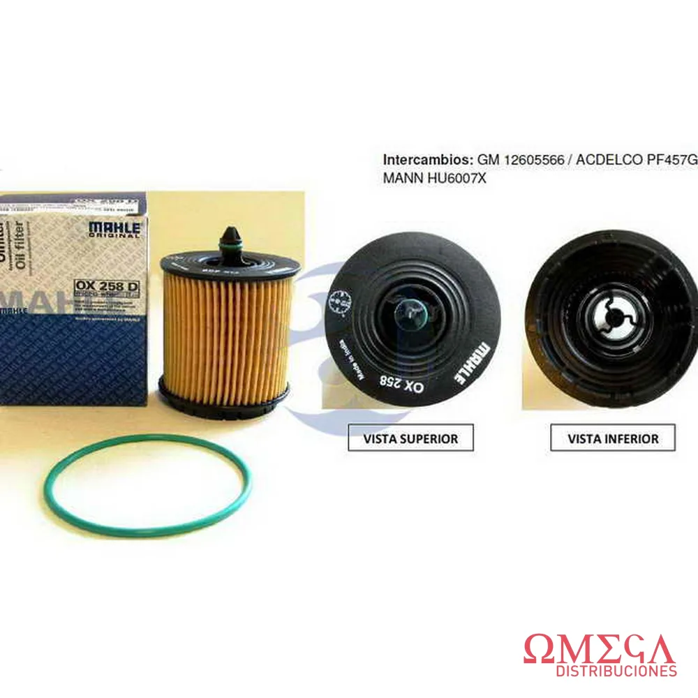 Filtro de aceite Mahle GM Captiva OX258D