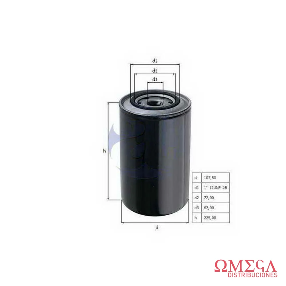 Filtro de aceite Mahle — Iveco / Volkswagen (camión) OC35