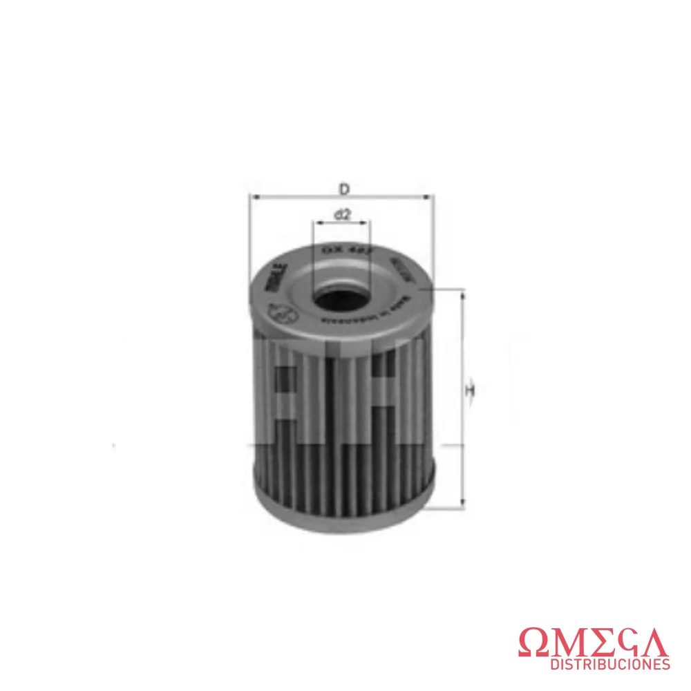 Filtro de aceite Mahle — Suzuki DR 200 OX407
