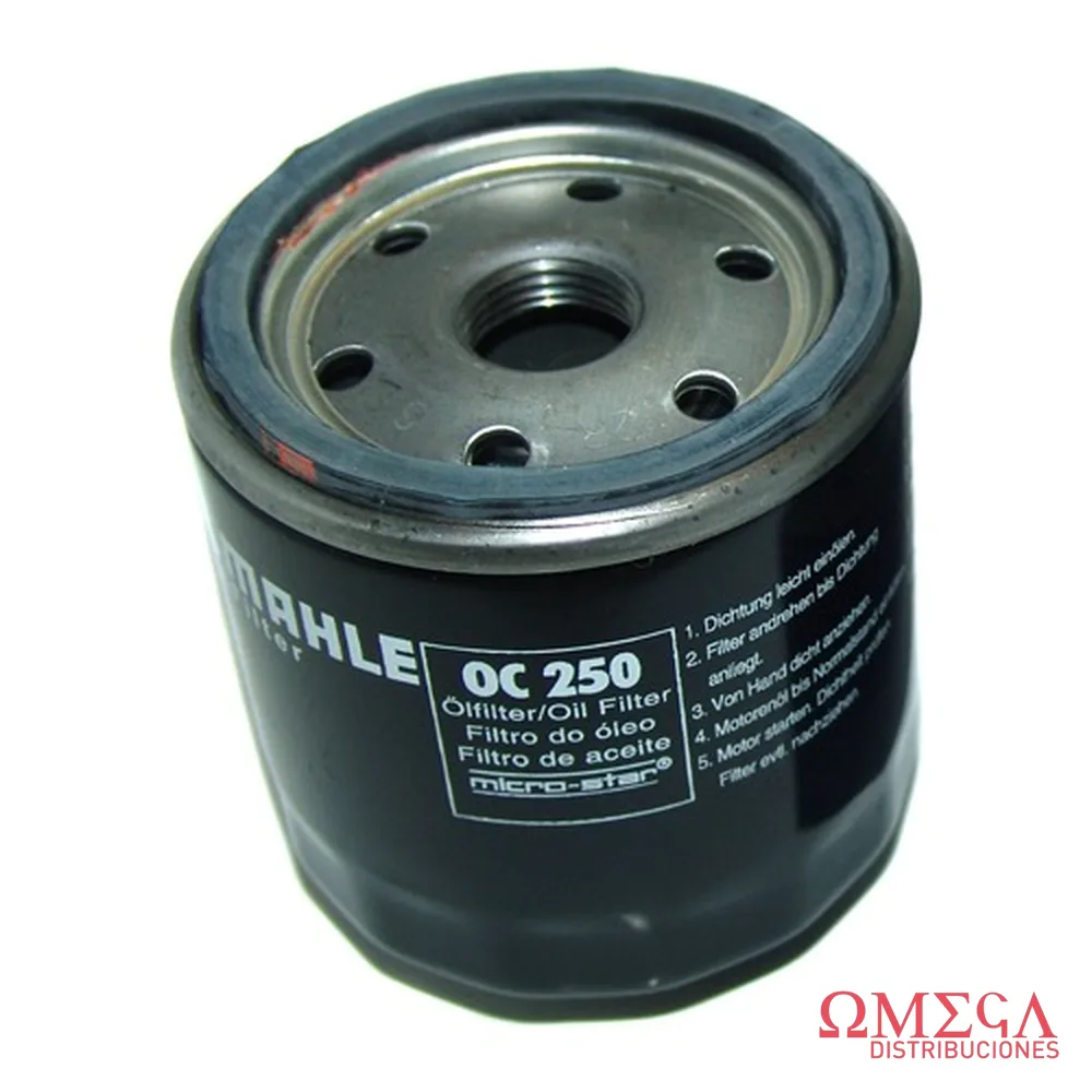 Filtro de aceite Mahle — Volkswagen Fox / Suran / Golf OC250