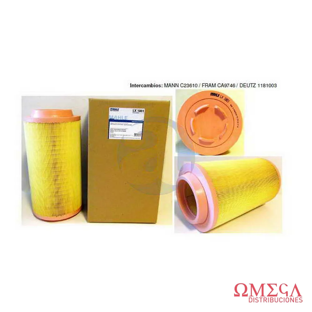 Filtro de aire Mahle — Agco / Agrale LX1801