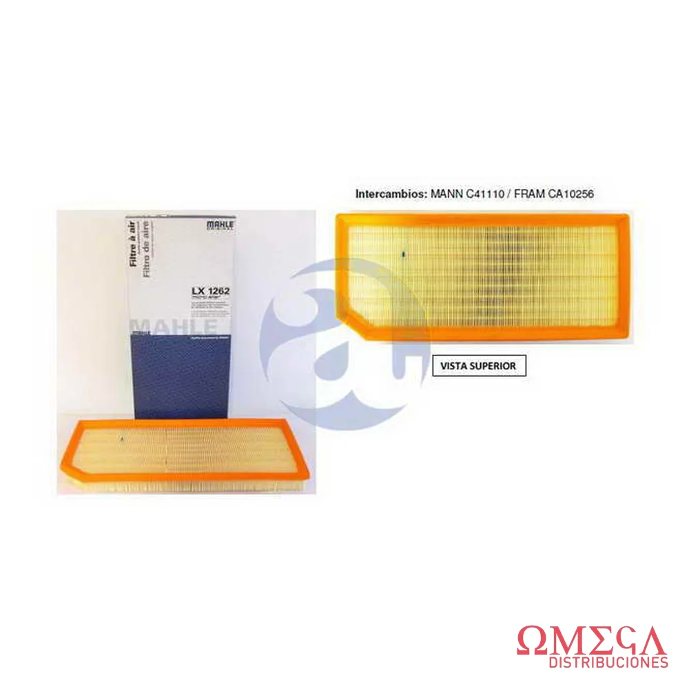 Filtro de aire Mahle — Audi A3FSI LX1262