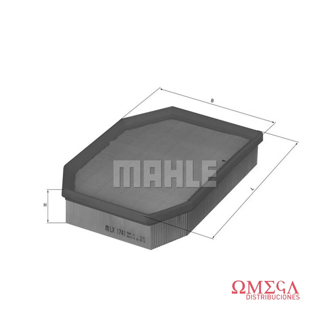 Filtro de aire Mahle — BMW serie 5 LX1741